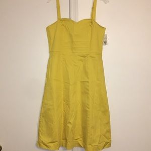 New with tags H&M yellow dress, size 14